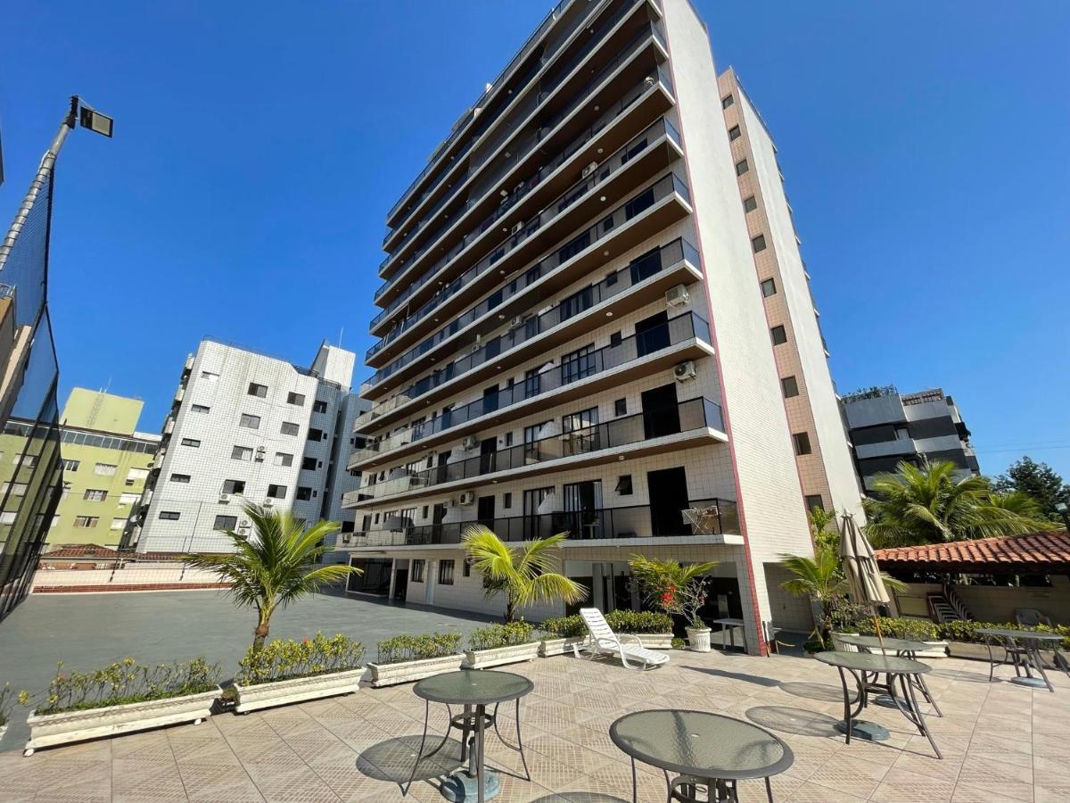 Confortável Apartamento 1 dorm com piscina e lazer Guarujá Exterior foto