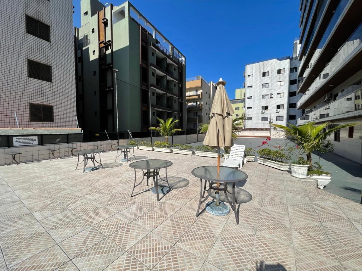 Confortável Apartamento 1 dorm com piscina e lazer Guarujá Exterior foto